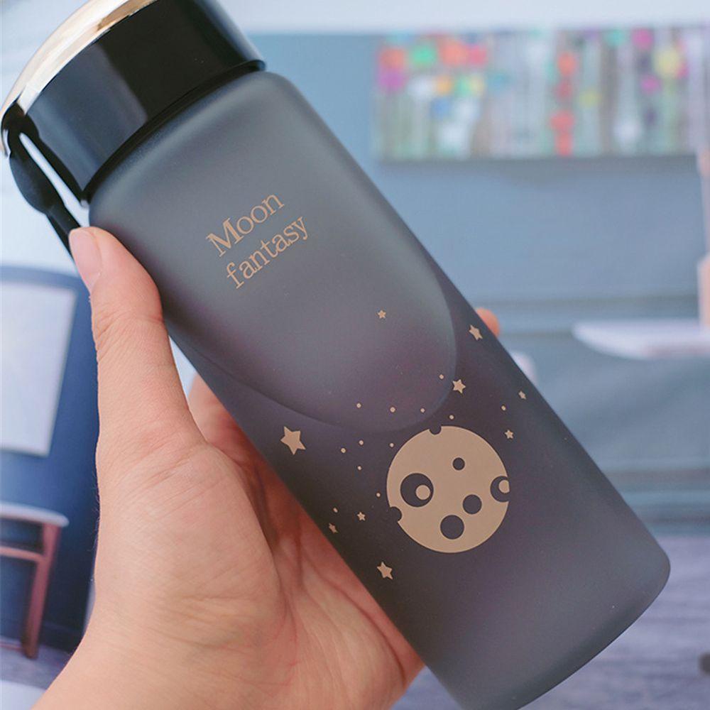 Solighter 400ml Water Bottle Simple Moon Fantasy Botol Minum Anti Bocor