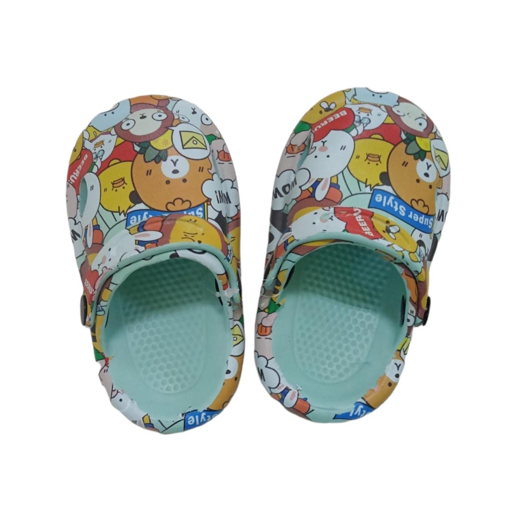 PanPan Sepatu Sandal Motif / Sandal Anak Laki-Laki &amp; Perempuan / Sandal Bayi Motif Lucu / Sandal Rumah