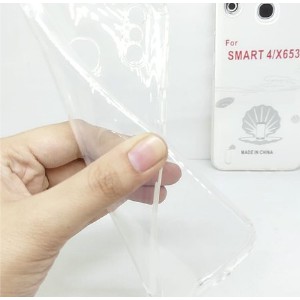 Soft Case Clear HD with Protector Camera Infinix Smart 4 X653 6.6 inchi TPU Silicon Transparan