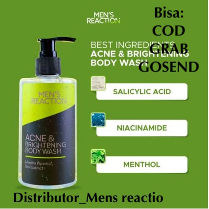 Mens Reaction Acne & Brightening Body Wash