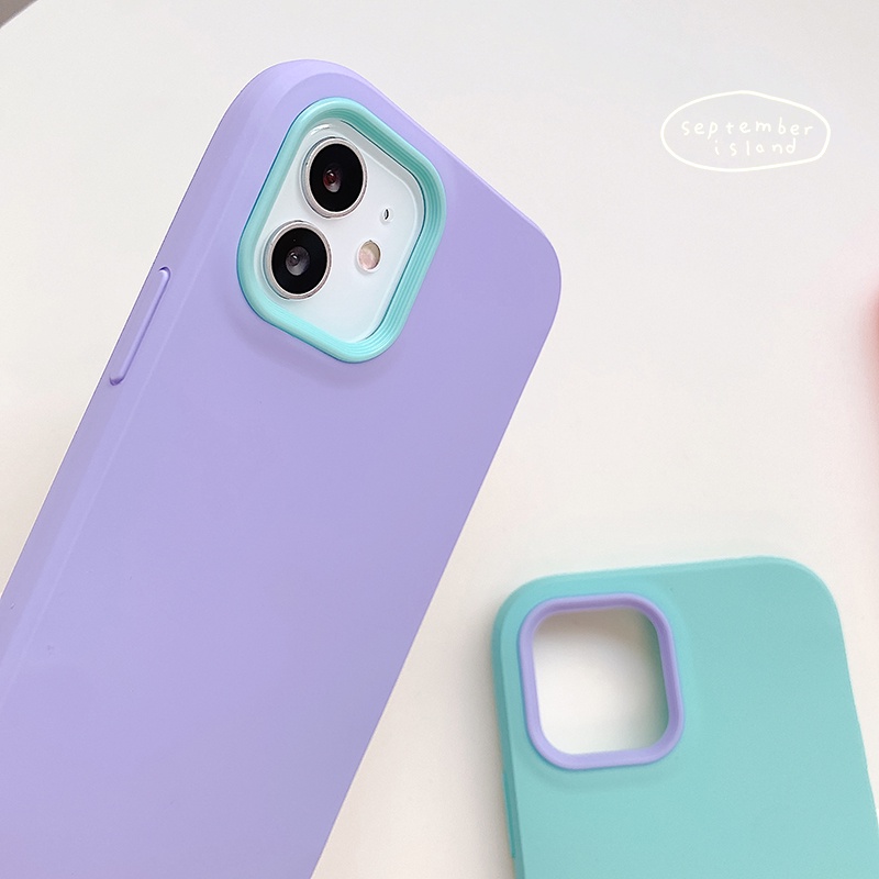 New Silicone 3in 1 Iphone Case iPhone 13 12 iPhone12Pro iPhone11Promax IphoneXR iPhone11 iPhone6splus iPhone7plus 8plus iPhoneXS iPhoneXsmax Soft Casing