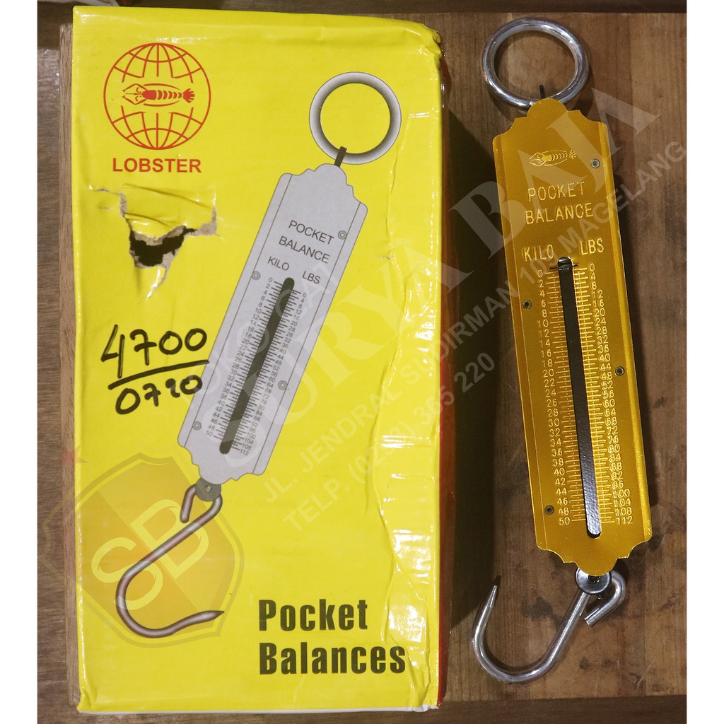 Lobster Timbangan Gantung 50 kg