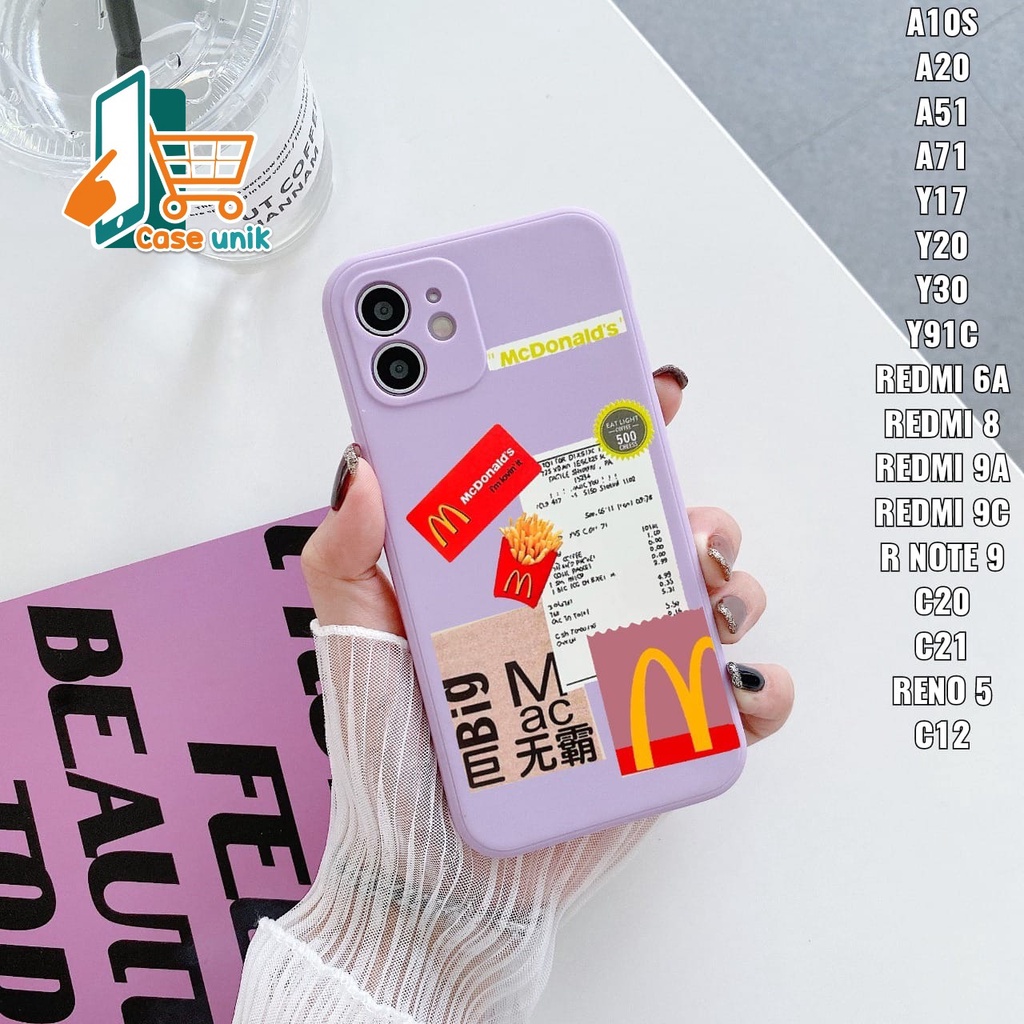 SS087 SOFTCASE PELINDUNG KAMERA MCD OPPO A15 A15S A16 A37 NEO 9 A57 A39 A71 A77S A57 2022 A9 A5 A52 A92 A53 A54 A74 A95 A8 A31 2020 A36 A76 A55 4G F11 A96 5G Reno 7 5G 7z A16K A16E CS3687