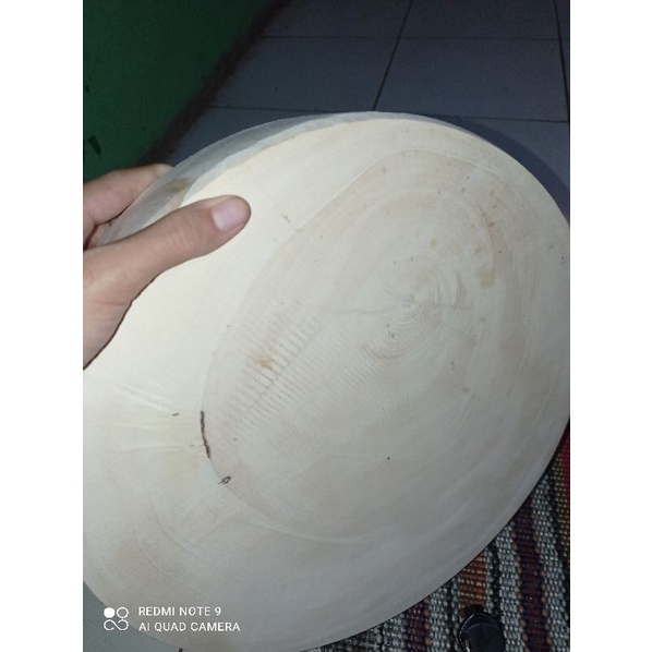 talenan kayu bulat 35-40cm/talenan cincang daging/talenan ayam/talenan dapur