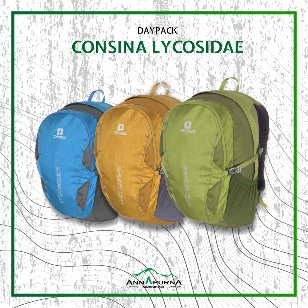 Tas Ransel Consina Lycosidae 21L Tas Punggung Pria & Wanita