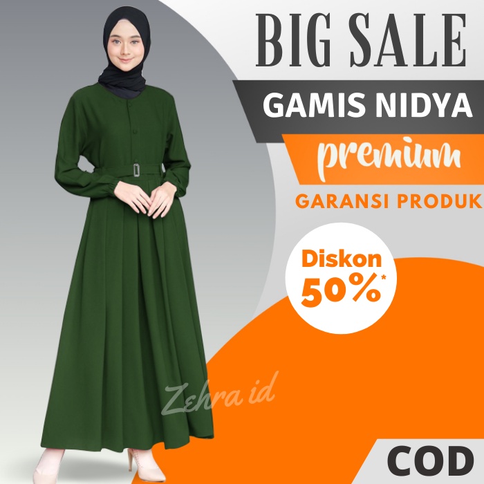 Baju Kondangan Wanita Kekinian Ibu Muslim Terbaru 2021 Gamis Dewasa Pesta Simple Pengajian Busui Murah