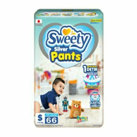 Sweety Silver Pants S 66 S66 popok bayi murah