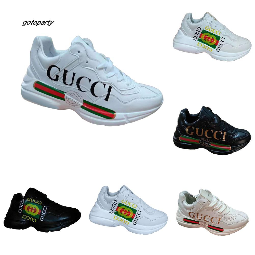 gucci thick sole sneakers
