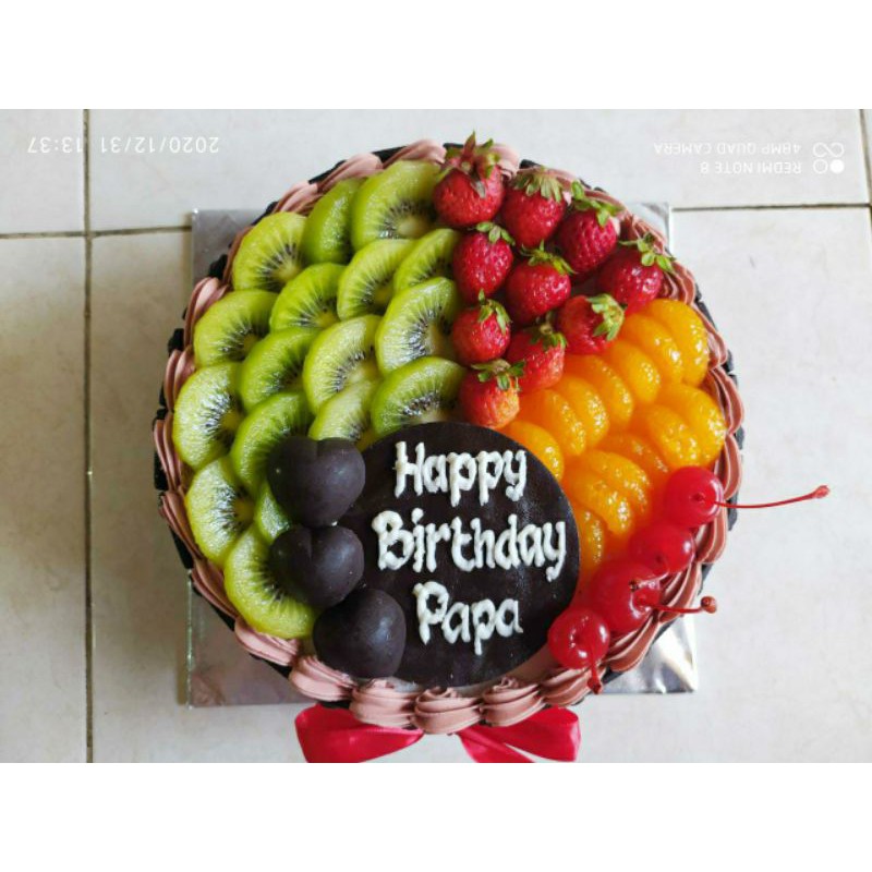 

PROMO ! ICE CREAM TART, Fruit Tart E, 20 cm, Tart Dalamnya 100% Ice Cream Tanpa Kue