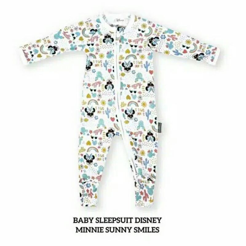 Little Palmerhaus Disney Baby Sleepsuit Piyama Bayi Legan Panjang Anak