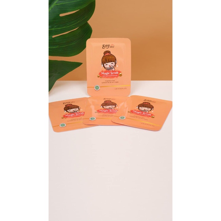(BACA DESKRIPSI) BuyMe Magic Scrub/Scrub Viral/Charcoal Scrub/Pemutih Badan/Masker Viral