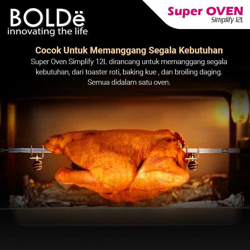 Super Oven 12 liter BOLDe Simplify