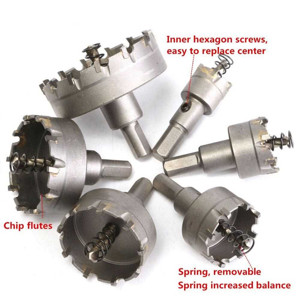(100% BARANG ORI) Mata Bor HSS Hole Saw Bit Set 6 PCS - GJ0108