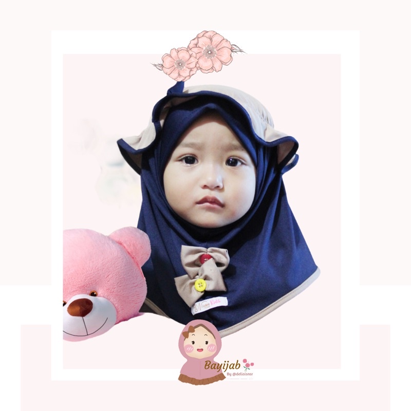 [Bayijab] Celsy Topi - Al Nizam Hijab Bayi dan Batita/ Al Nizam Hijab Kids/Al Nizam Hijab Anak