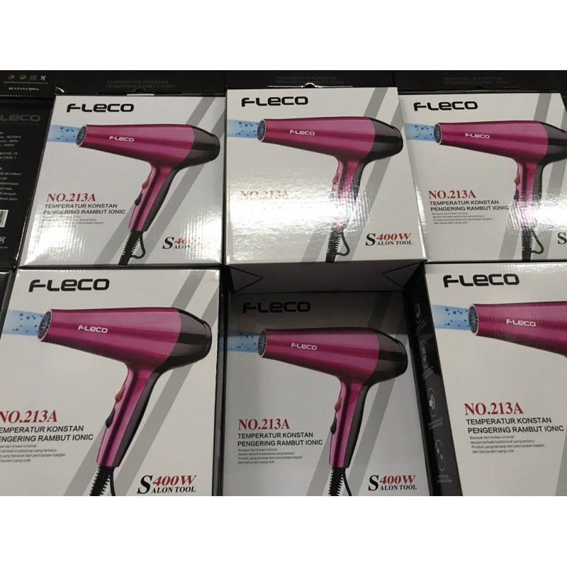 Fleco Hair Dryer, FLECO 213A 400W, Pengering Rambut, Hairdryer