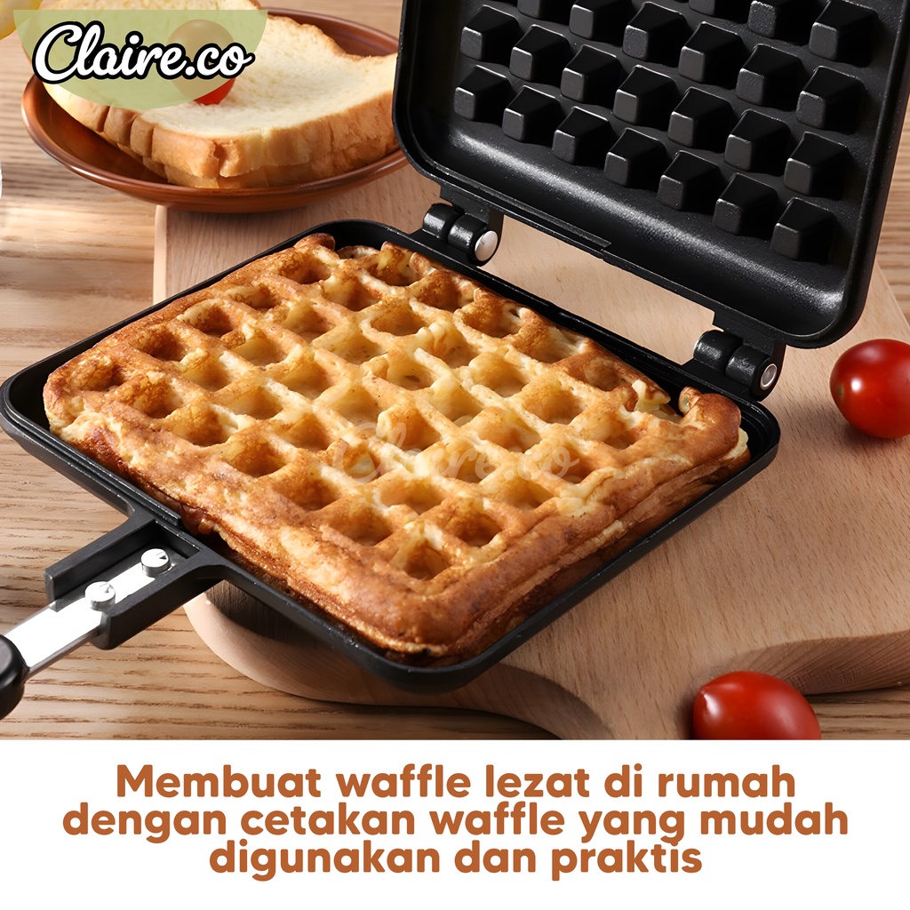 WAFFLE MAKER / CETAKAN WAFFLE TERMURAH / BAHAN TEBAL CETAKAN MAKANAN VIRAL