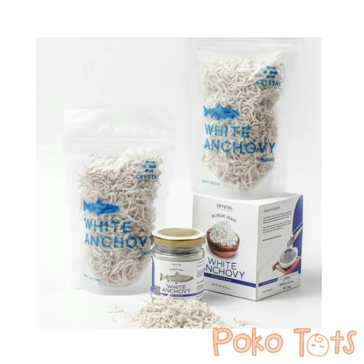 Crystal of the Sea White Anchovy Food Powder 20gr Bubuk Ikan Teri Putih