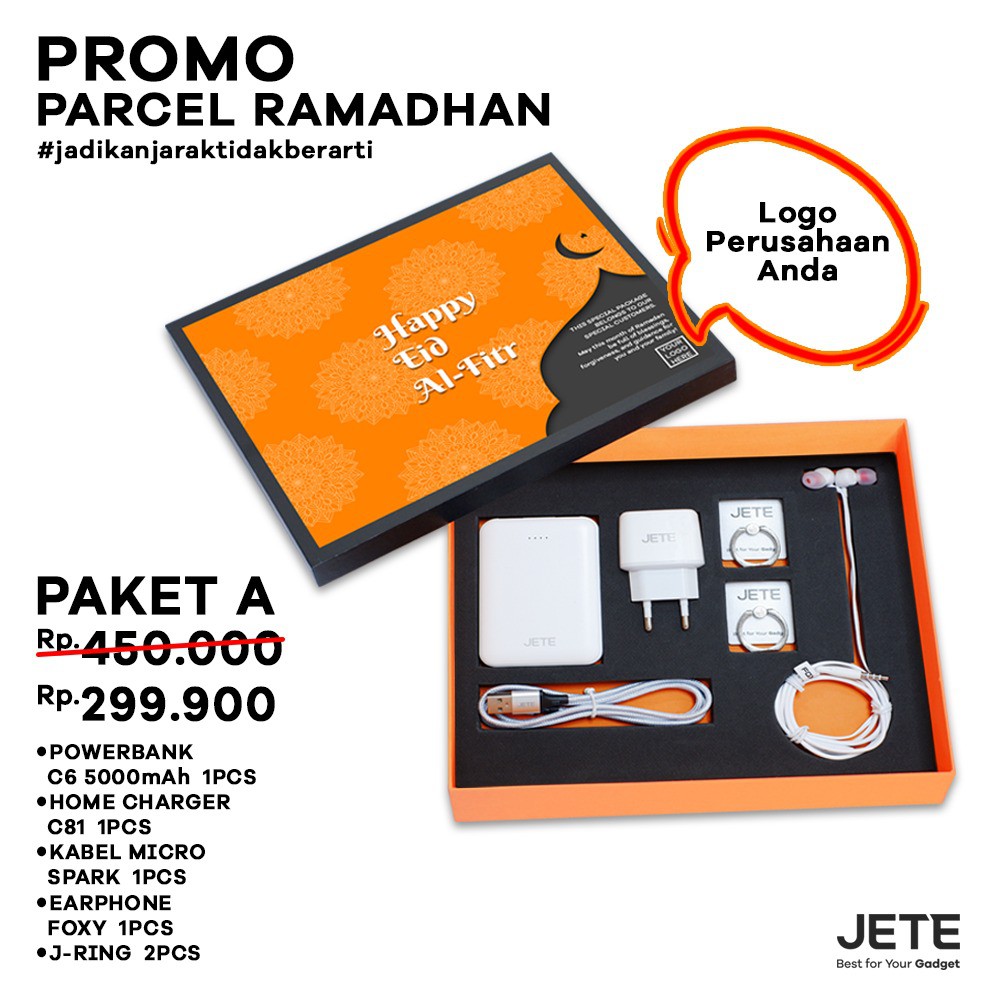 Parcel Lebaran JETE Custom Logo Perusahaan - Paket