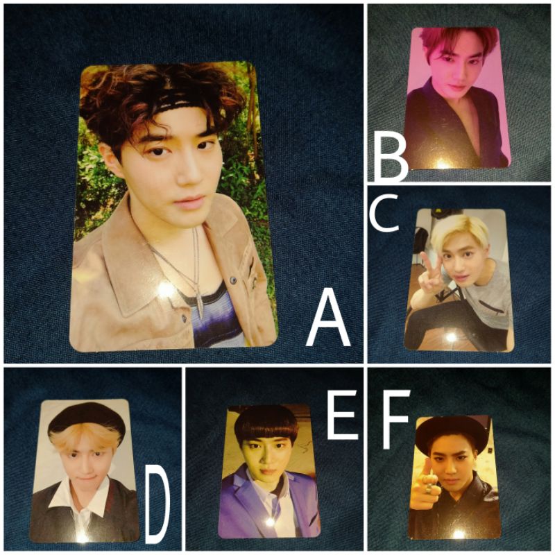 [READY] EXO SUHO PHOTOCARD OFFICIAL LOVE SHOT GROWL SELF POTRAIT