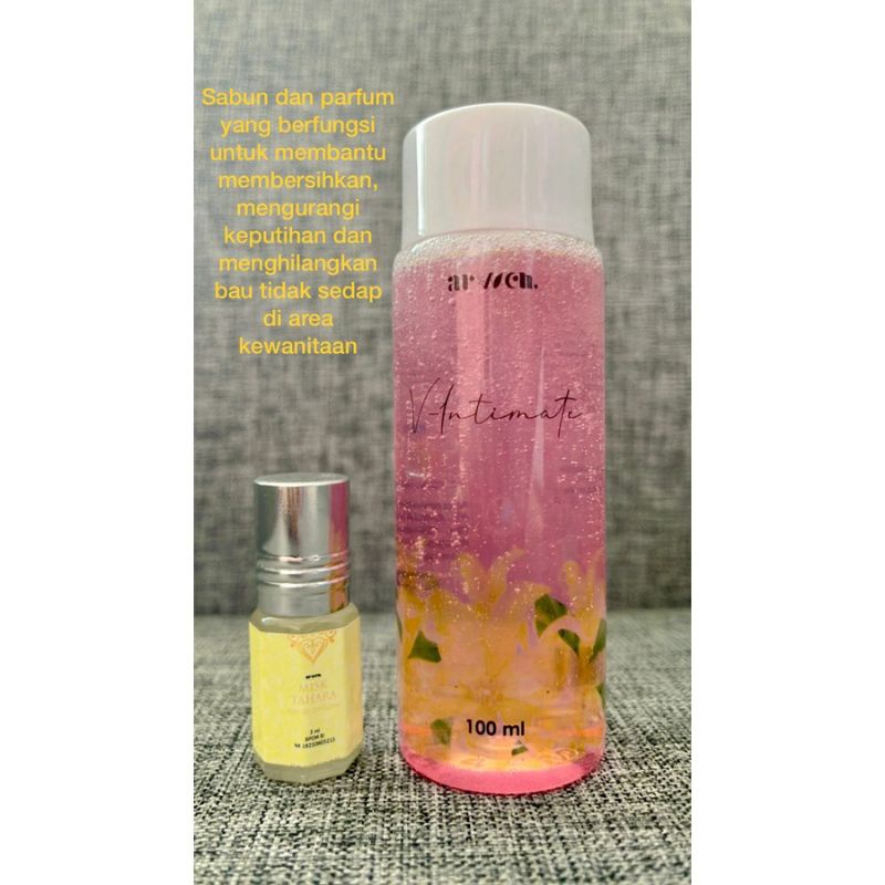 V intimate ARVVEN / V-INTIMATE ARVVEN / PAKET BUNDLING MISK THAHARA ARVVEN DAN V-INTIMATE