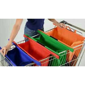 SHOPPING TROLLEY BAG BAHAN D300 BUKAN SPUNBON