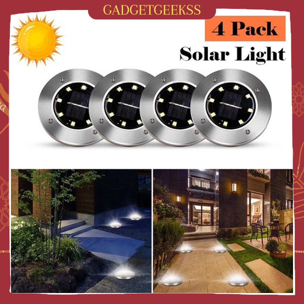 Lampu Tanam Taman Solar Tenaga Surya Outdoor LED Waterproof Sensor