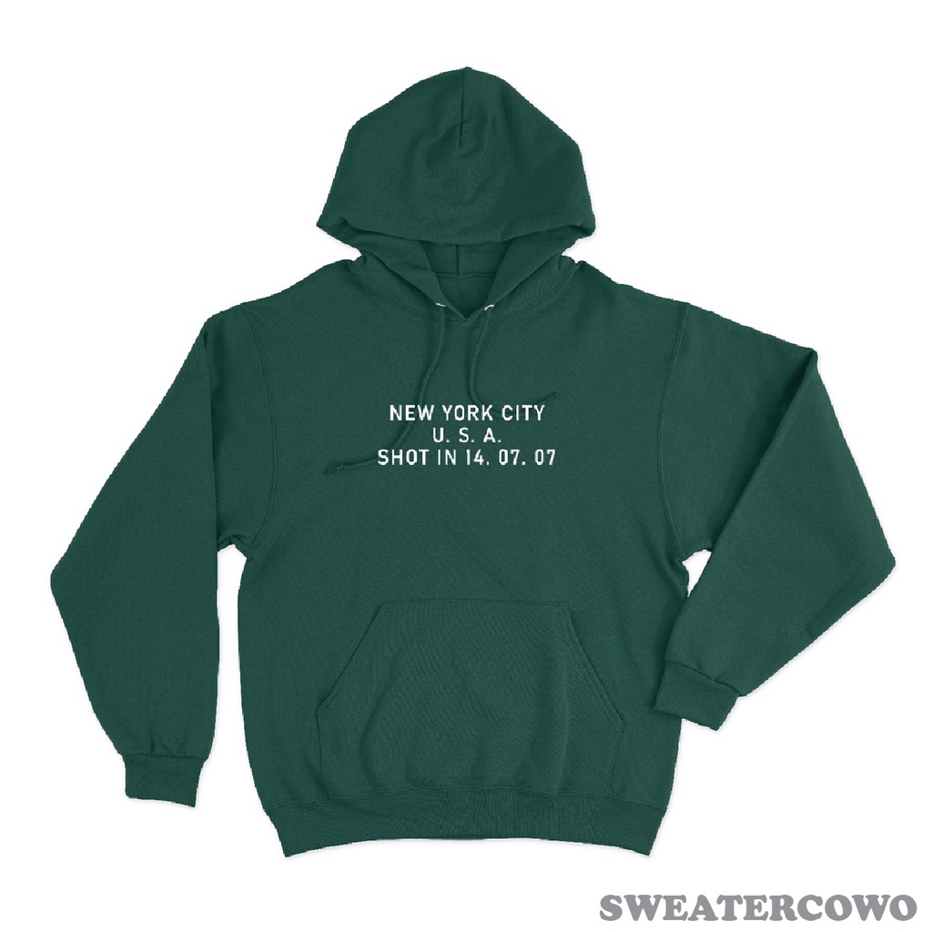 Sweaterpolos Hoodie Jumper NEW YORK CITY ( Sablon ) Unisex Pria &amp; Wanita