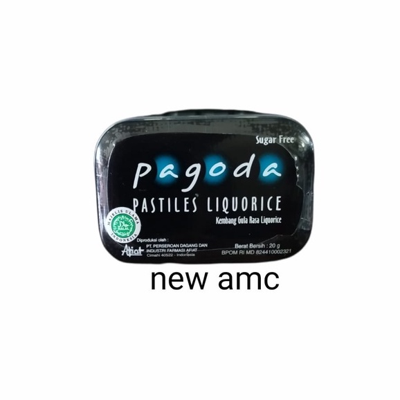 

PAGODA PASTILLES LIQUORICE 20 GR