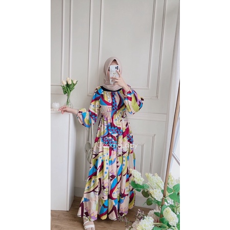 Rainbow Midi Dress