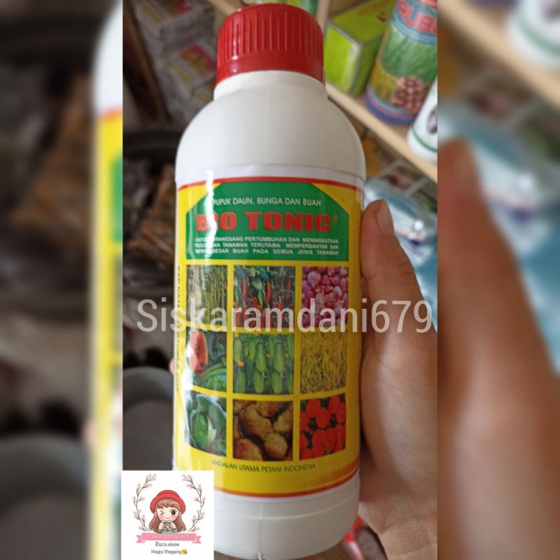 PUPUK CAIR BIO TONIC 500ML PUPUK DAUN, BUNGA DAN BUAH