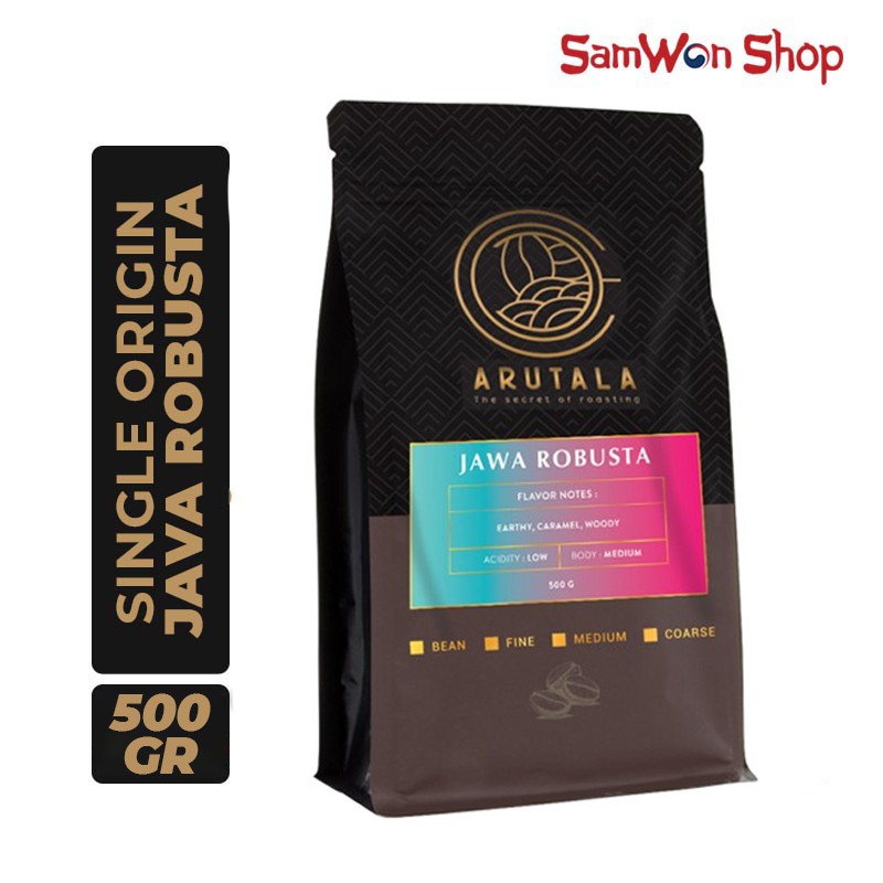 

PROMO CLEARANCE SALE !!! ARUTALA KOPI JAVA ROBUSTA 500 GRAM - KOPI BUBUK GILING HALUS