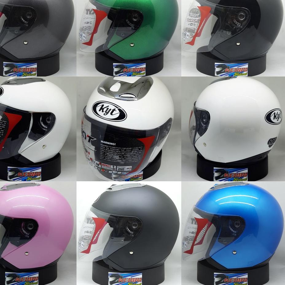 Telah Hadir.. Helm KYT JET Solid polos original