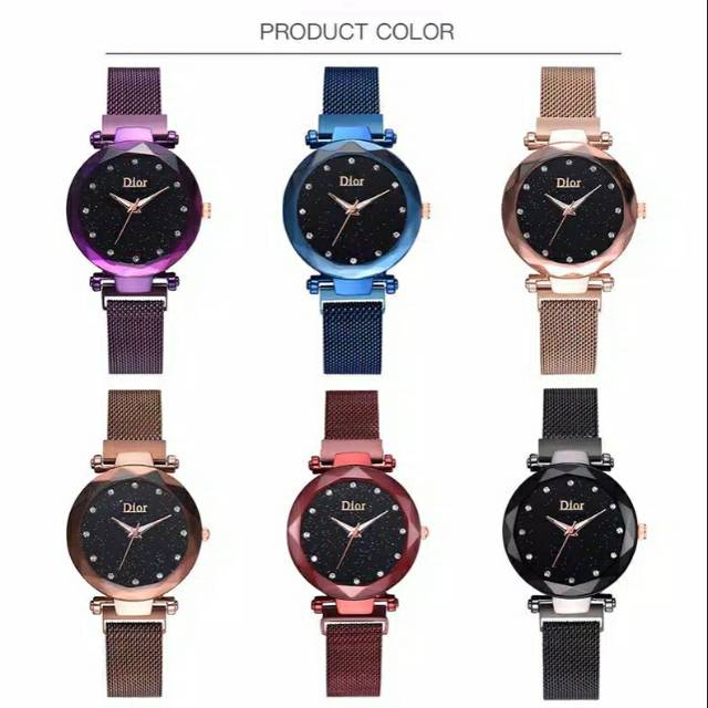 JAM TANGAN WANITA JAM MAGNET RANTAI JAM TANGAN ANALOG IMPORT JAM MURAH GROSIRAN