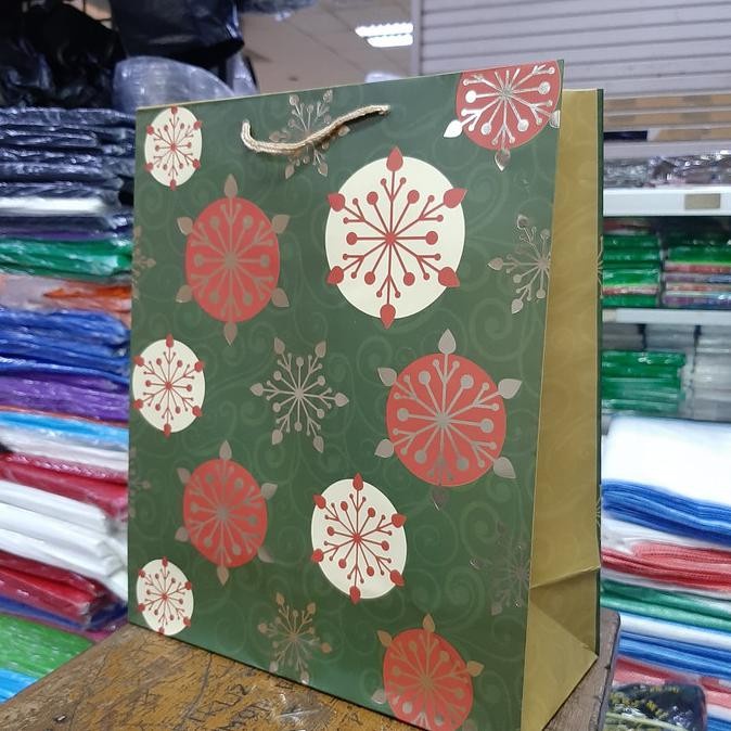 

(TERLARIS) Sale*Dijual Paperbag Christmas/Tas Kertas Natal Uk 25X30