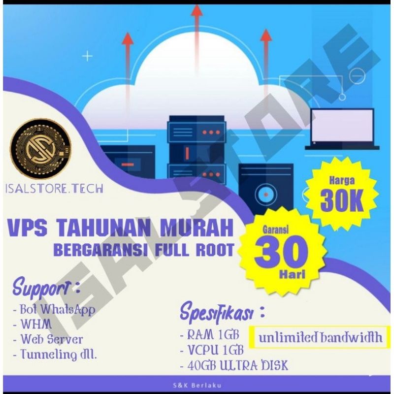 VPS/RDP TAHUNAN MURAH (1TAHUN)