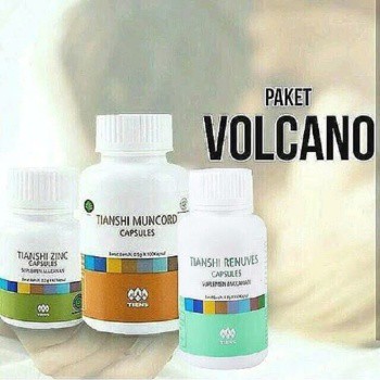 Tiens Paket Komplit Stamina  Pria 2 (1 Muncord + 1 Zinc + 1 Renuves)