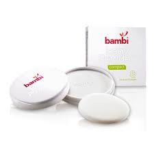 Bedak padat Bambi Baby Compact Powder / Compact Powder Prickly Heat 40gr / WOODY POWDERY 100GR