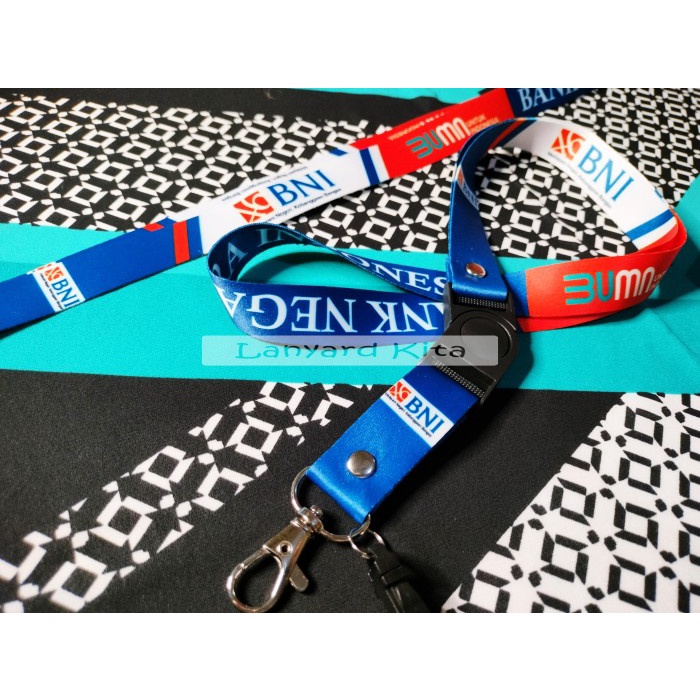 

Star Tali Lanyard Id Card Printing Motif Bank Bni Trendi