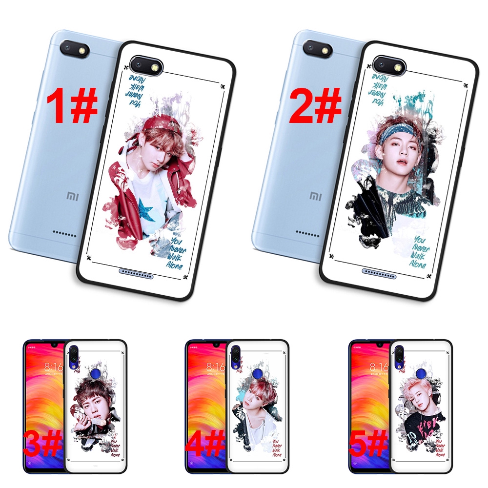 Case HP Gambar BTS Bangtan Boys Redmi 4x 5 5A 6 Pro 6A 7 7A 8A S2