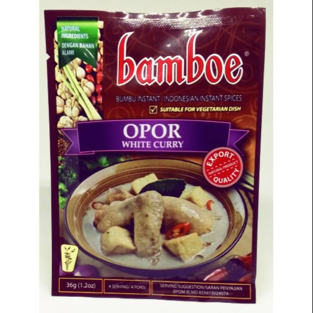 

BUMBU CAP BAMBOE BAMBU OPOR. exp nov 2025