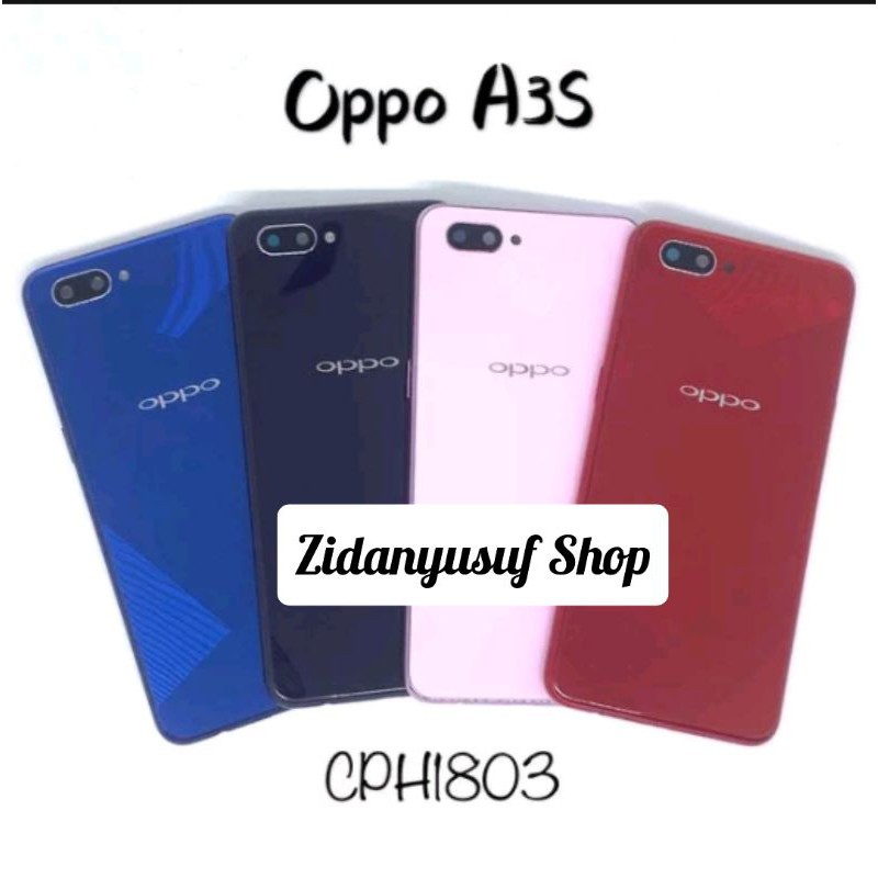 BACKDOOR BACK COVER KESING CASING HOUSING OPPO A3S LAMA CPH1803 TUTUP BELAKANG ORIGINAL