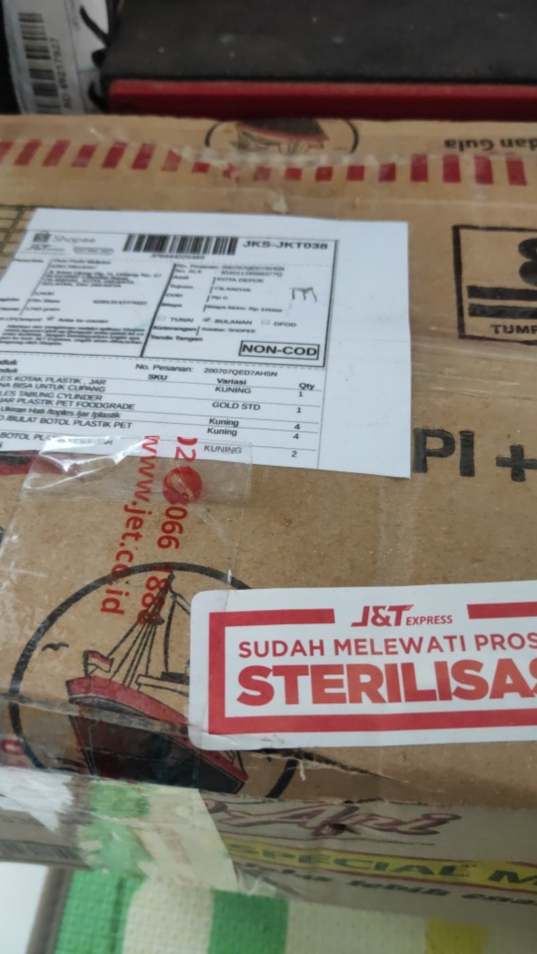 200ml Round Ukiran Hati /toples /jar /plastik