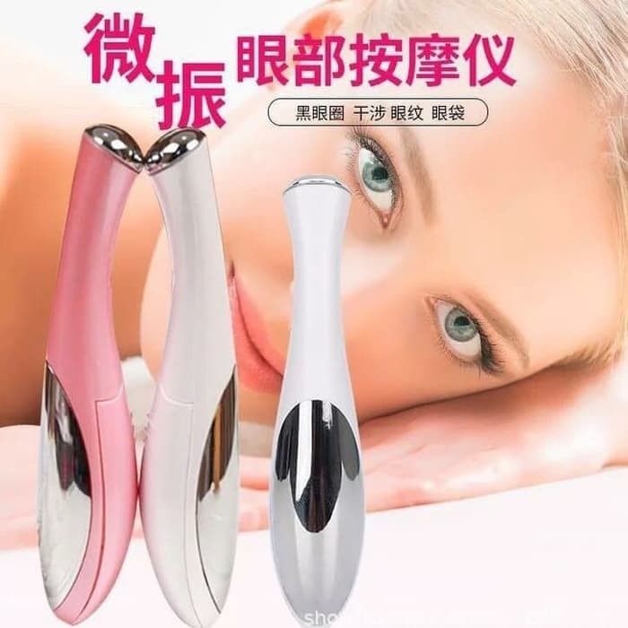 Roller Eye Massager Alat Pemijat Mata Penghilang kerutan - Putih