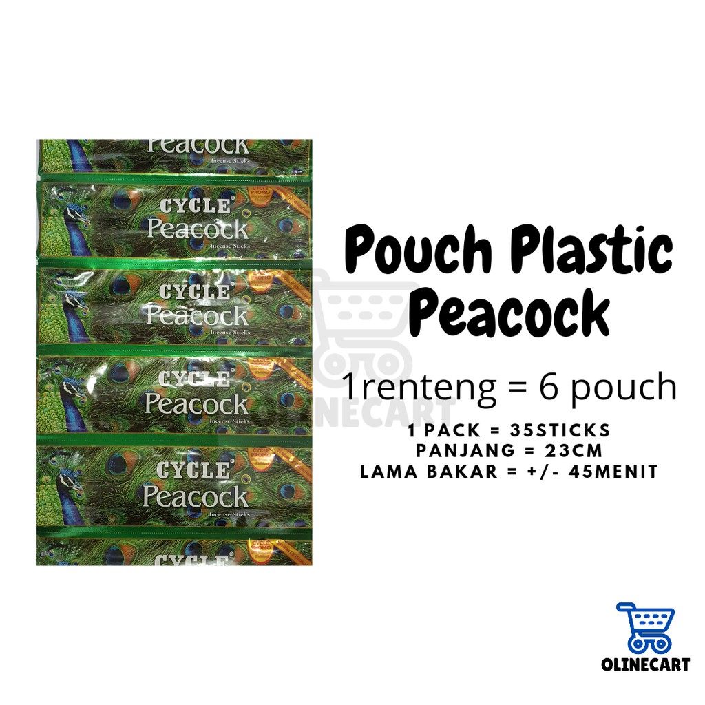 Hio Dupa Pouch Plastik Renteng Peacock by Cycle