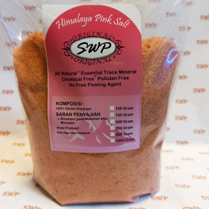 

1.1 Promo Brand Garam Himalaya 1000 Gr (TERMURAH) Himalaya Pink Salt Original