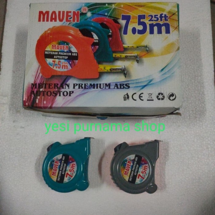 Meteran Autostop ABS 7,5 M Maven