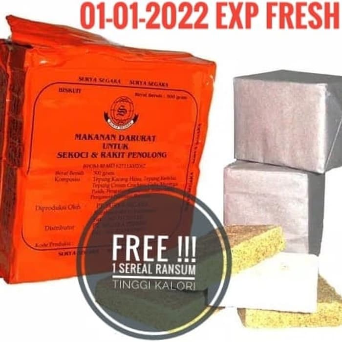 Laris Survival Water & Food | MRE Alternatif Ransum Kabindo ImunoYoi SAR TNI