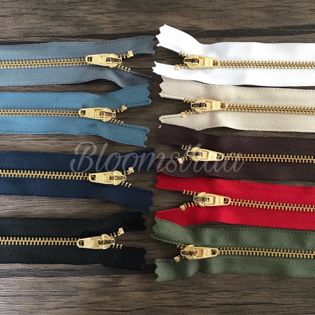 Resleting jeans ykk 6” 15cm metal zipper jeans resleting besi MGC49 YKK seleting gigi besi 15