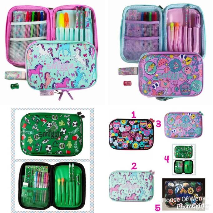

SMIGGLE HITS STATIONERY GIFT PACK - TEMPAT PENSIL SET SMIGGLE