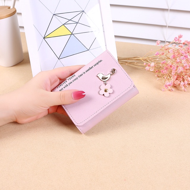 (27AN.ID) COD Dompet wanita A30 Dompet Retro Paragraf Pendek Polos Dompet Wanita Import Real Pic C11-4